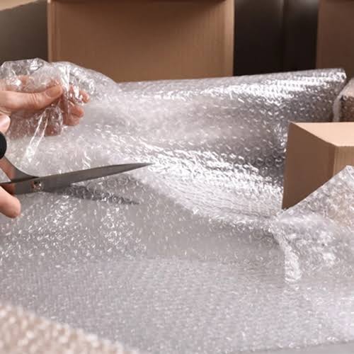 Bubble wrapping and Stretch film wrapping. post image