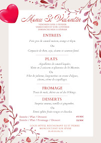 Menu Logis Hôtel le Saint Pierre Page 1