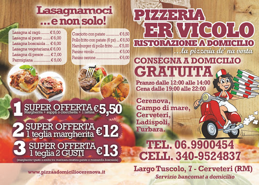 Pizza A Domicilio Cerenova - ER VICOLO - Thumbnail