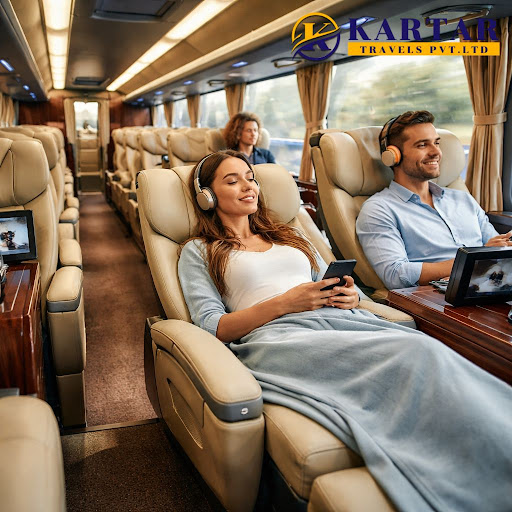 Think luxury buses are cramped, noisy, or tiring for long journeys? At Kartar Travels Private Lim…