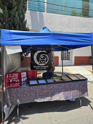 Silver MoonCat Logo