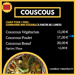 Photo n°2 de Cookaz Réunion - Réservation requise / Commande sous 48h à Saint-Denis (Restaurant de plats à emporter)