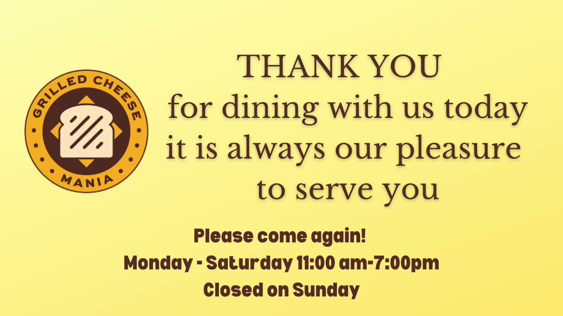 Grilled Cheese Mania