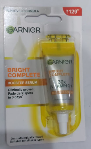 TODAY'S OFFER ON PURCHASE OF RS.1001 /- GET 1 GARNIER VIT C SERUM OF RS 129 ABSOLUTLY FREE post image