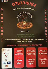Menu Pizza de L’Éphèbe Page 2