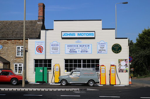 John's Motors Limited, Classic Car Garage & Sales Logo