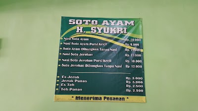 Photos of Soto Ayam H. Syukri