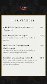 Menu Le Vertigo Restaurant - Club Page 6