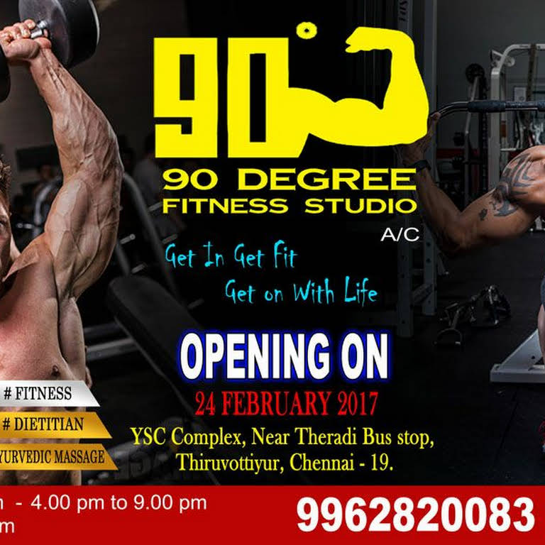 90degree fitness studio(UNISEX) - Gym in North Chennai