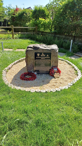 Royal Warwickshire Regiment Lébisey Memorial Plaque - Thumbnail
