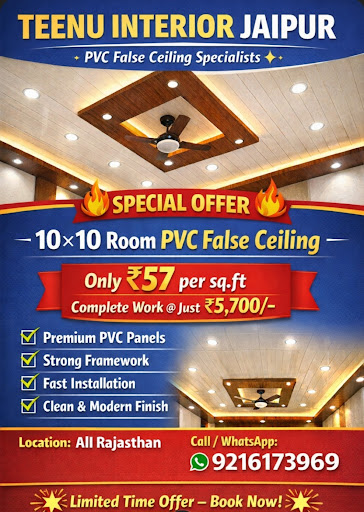 Pvc false ceiling 57sqft post image