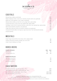 Menu The Hollywood Restaurant Page 9