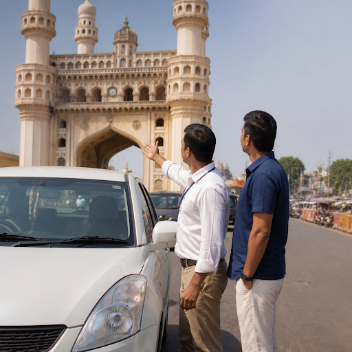 Exploring Hyderabad is much more enjoyable when your driver knows every shortcut, landmark, and f… post image