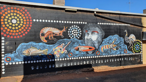 Aboriginal Mural at Lake Cargelligo - Thumbnail