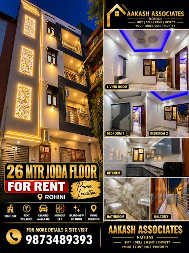 🏡 26 MTR JODA FLOOR AVAILABLE FOR RENT | ROHINI 🔥 post image