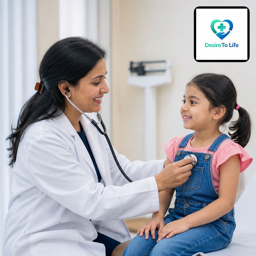 Give your child the care they deserve with regular pediatric health checkups at Desire To Life, y… post image