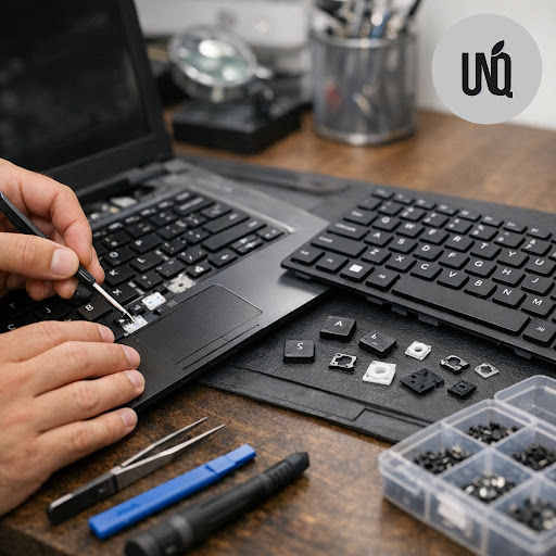 Is your laptop keyboard typing wrong letters, missing keys, or not responding at all? At Laptop R…