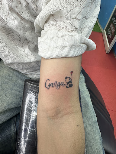 Name tattoo with panda post image