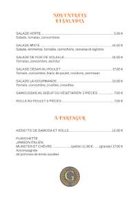 Menu La Gourmande Page 6