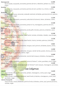 Menu Pizzeria du Faou 24/24 Page 3