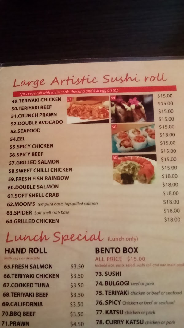 Moon's Sushi, Nowra — address, phone, opening hours, reviews