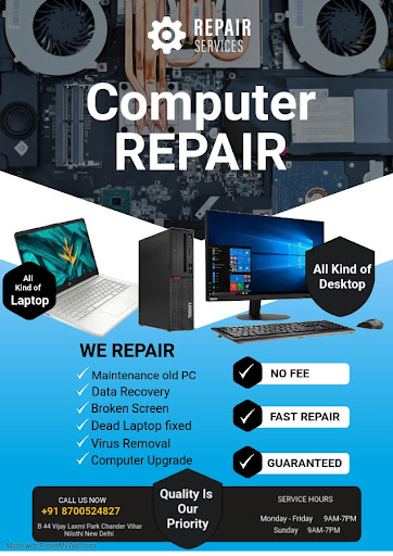 Laptop desktop repair & upgrade