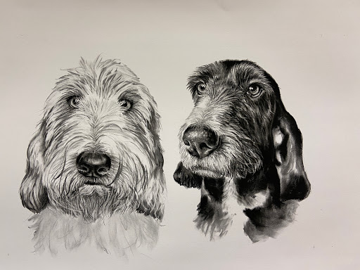 Mae Annie Norman pet portraits Logo