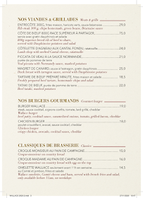 Menu Brasserie Le Wallace Page 7
