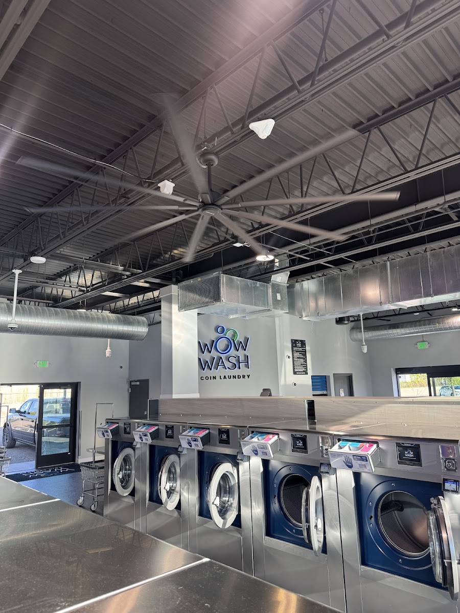Self-service laundry at WOW WASH LAUNDROMAT, Minneapolis, MN
