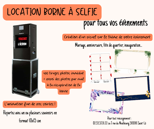 Envie d'une animation fun pour vos soirées ? 

Pensez à la borne à selfie !!