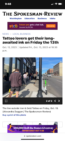 Iron and Gold Tattoo by null