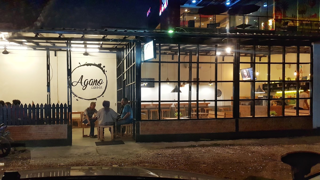 Agano Coffee terletak di jalan samping KFC Daan Mogot, Kota Tangerang