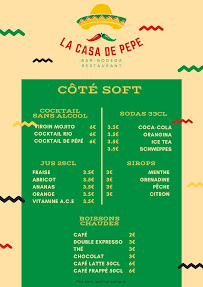 Menu La Casa de Pépé Page 2