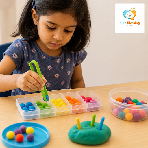 At Kid's Blessing center in Azadpur, New Delhi, we help young children build strong fine-motor sk… post image