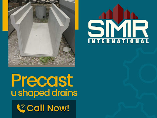 Ensure your property's drainage is efficient with SMR International's U-shaped precast drains, pe… post image