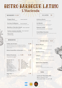 Menu Restaurant L'Hacienda Port Leucate Page 1