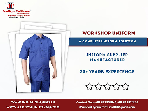 Workshop Uniform Available At Aaditya Uniforms post image
