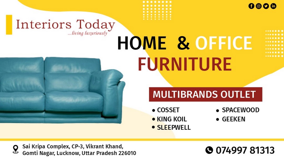 Interiors Today Furniture Store in Lucknow