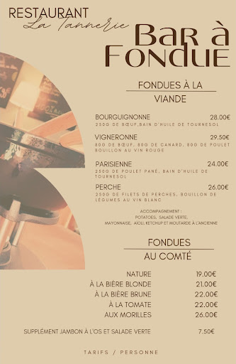 Photo 1 - Restaurant La Tannerie (Bar à fondue)