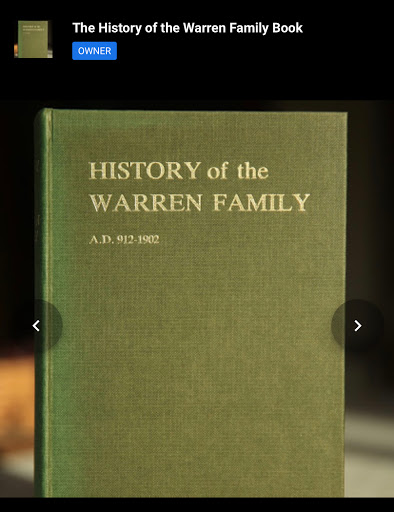 The History of the Warren Family Book - Thumbnail
