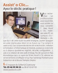 Photo n°3 de Assistoclic à Courcoury (Assistance et services informatiques)