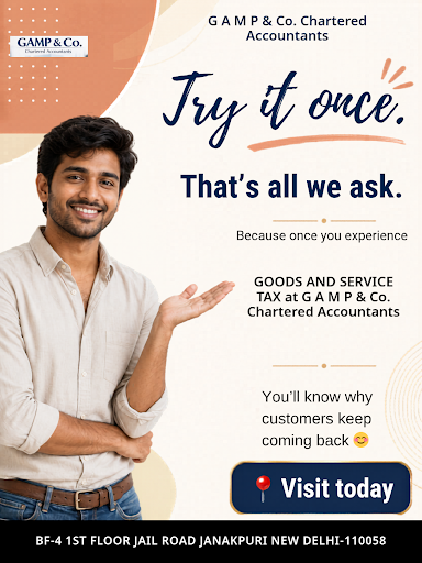 G A M P & Co. Chartered Accountants offers expert Goods and Service Tax advisory and compliance s… post image