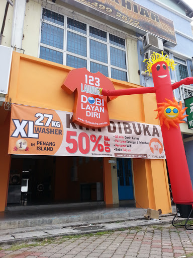 123 Laundry at Sungai Pinang (Dobi Layan Diri 24 Jam - Percuma Detergen & Pelembut)