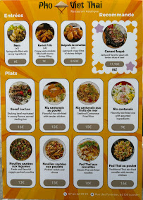 Menu Pho Viet Thai Page 1