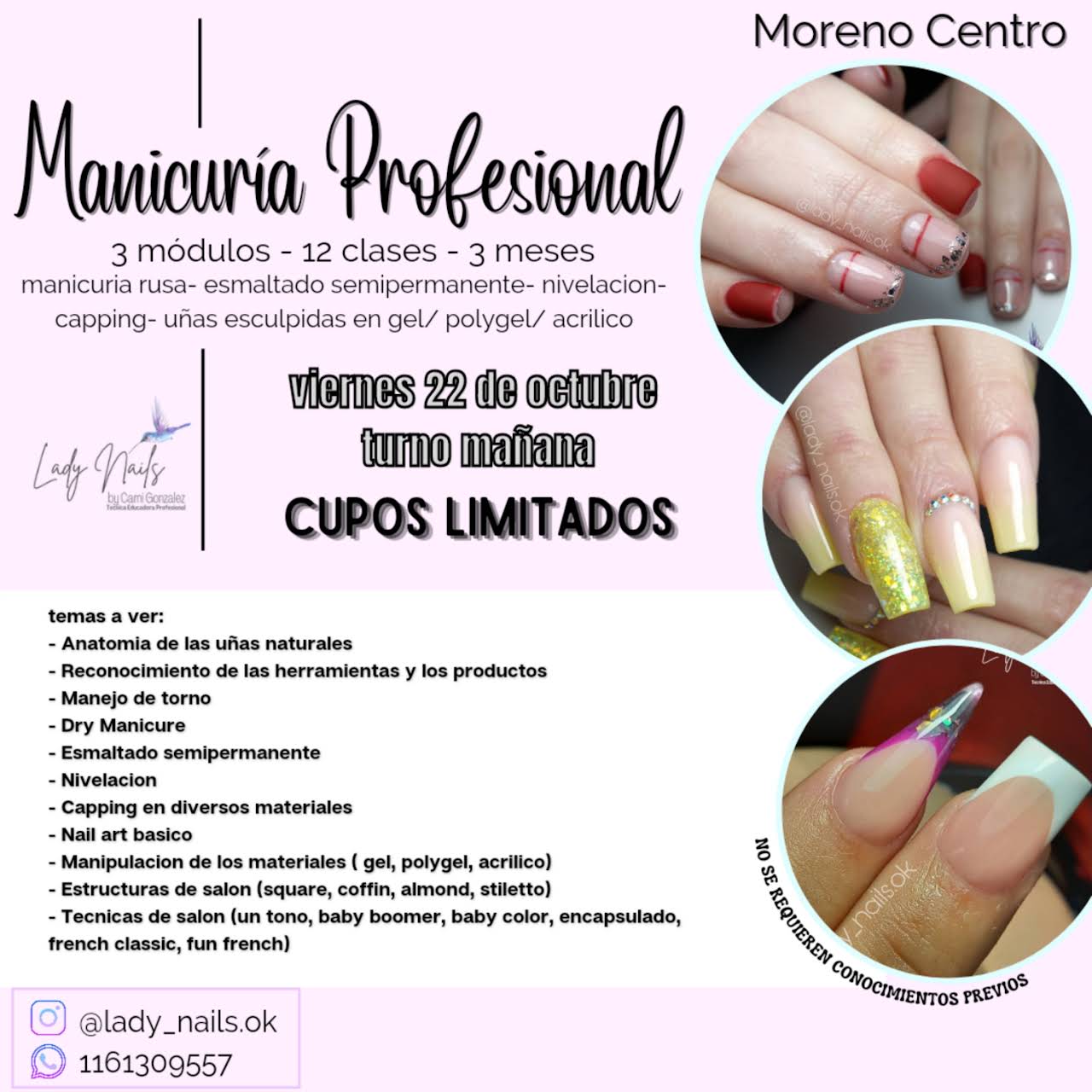 Lady Nails - Salón y academia de uñas en Moreno Centro