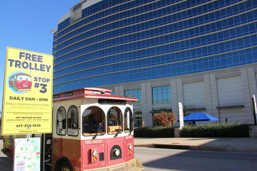Sparky, the free downtown trolley stop #3 - Thumbnail