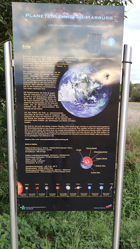Planetenlehrpfad Marburg - Erde & Mond - Thumbnail