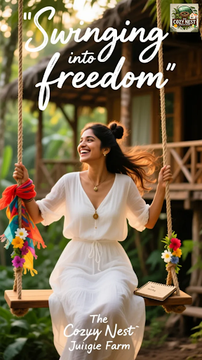 Experience the thrill of a Bali-like giant swing at The Cozy Nest Jungle Farm in Darjeeling! Take…