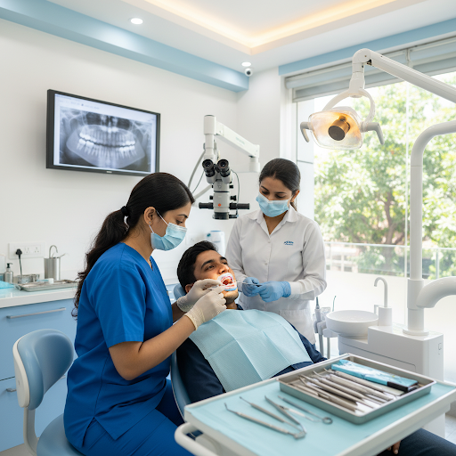 Worried about tooth pain and scared of root canal treatment? At Vasudha Hospital and Dental Clini… post image