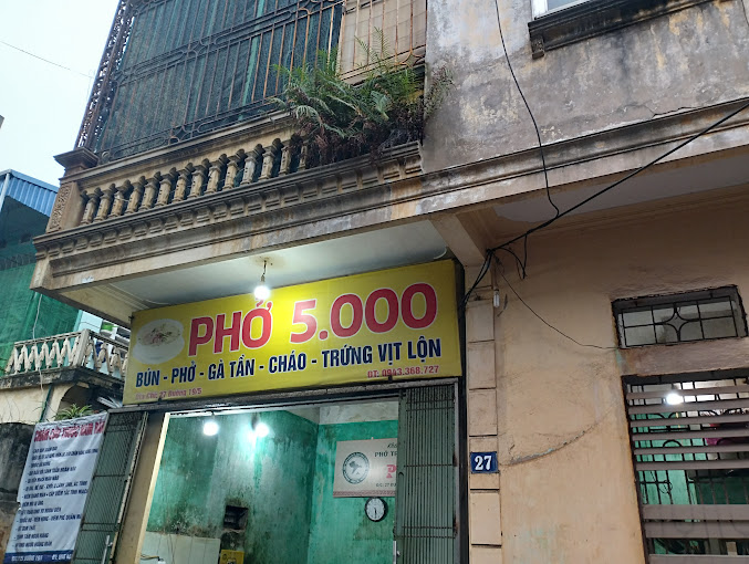 Phở 5 Nghìn, 19/5 Trần Tế Xương, Nam Định